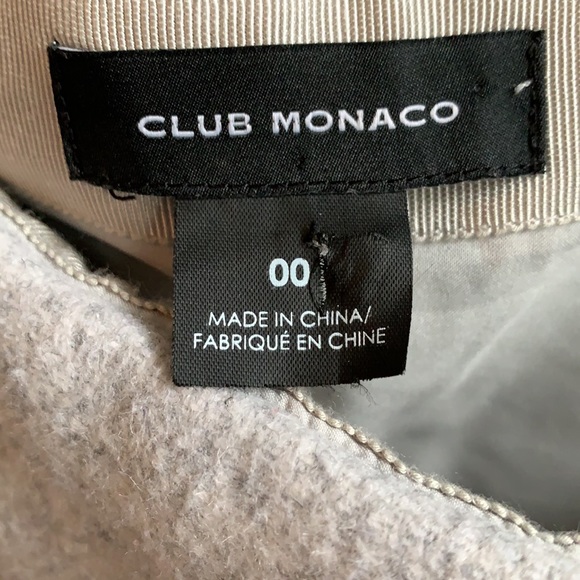 Club Monaco Wool A-line Cutaway Skirt - Picture 5 of 7